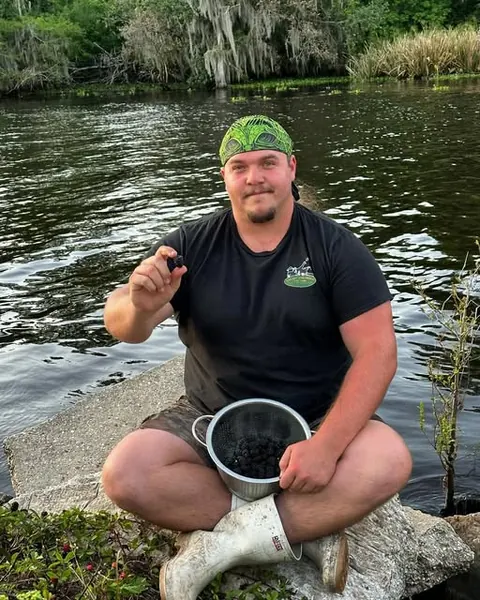 ZZ sitting on the bayou bank